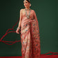 Lightweight Crush Tissue Saree with Matte Glow