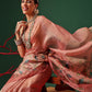 Lightweight Crush Tissue Saree with Matte Glow