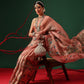 Lightweight Crush Tissue Saree with Matte Glow