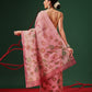 Textured Crush Tissue Saree in Earthy Palette