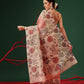Soft Crush Tissue Saree with Airy Drape