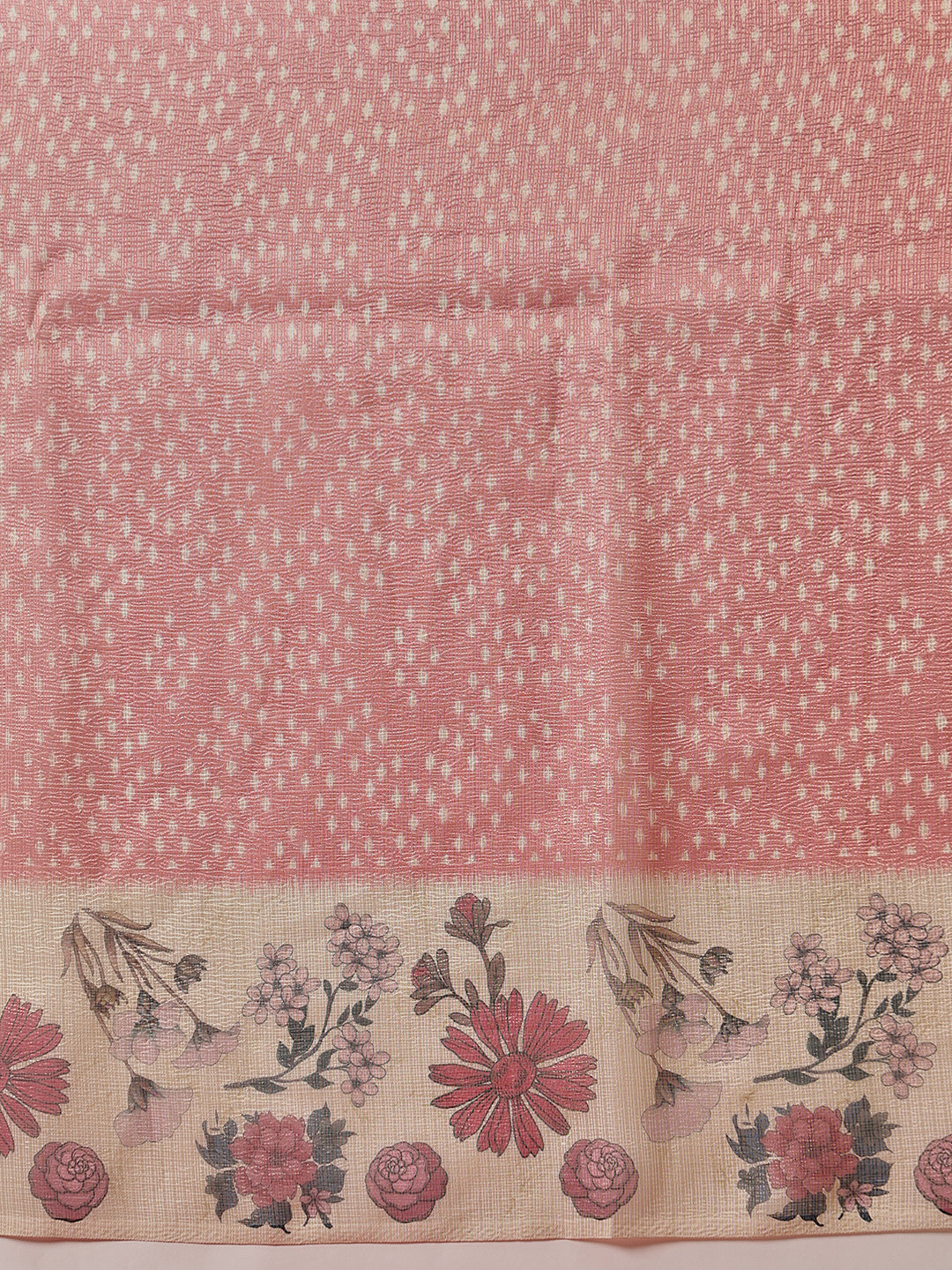 Soft Crush Tissue Saree with Airy Drape
