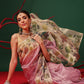 Lightweight Crush Tissue Saree with Matte Glow