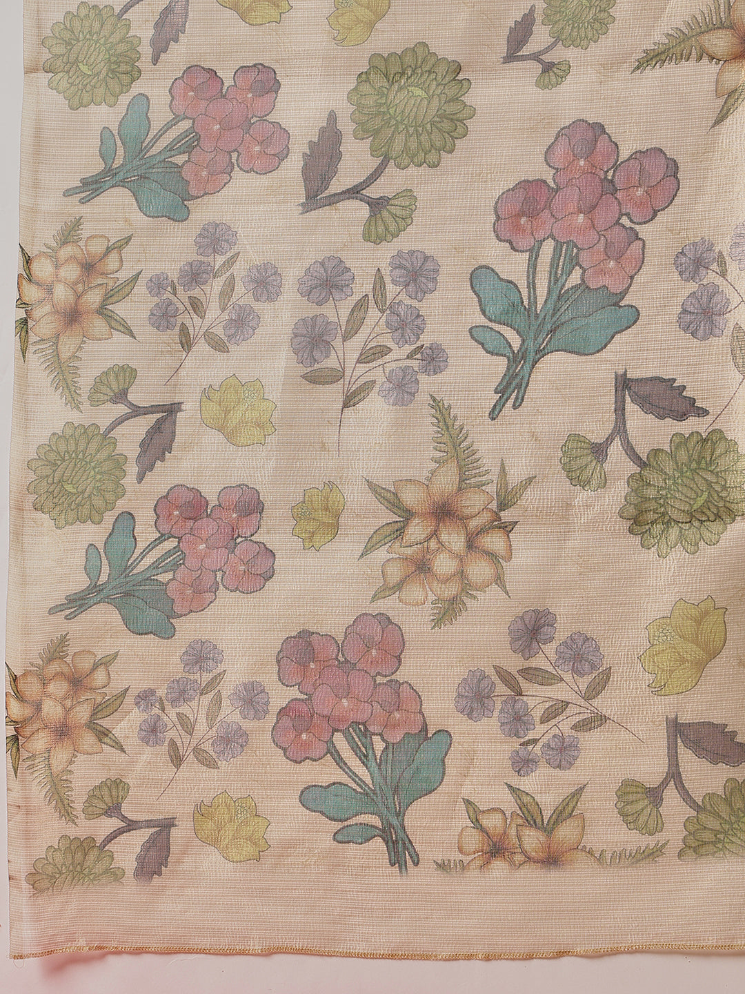 Lightweight Crush Tissue Saree with Matte Glow