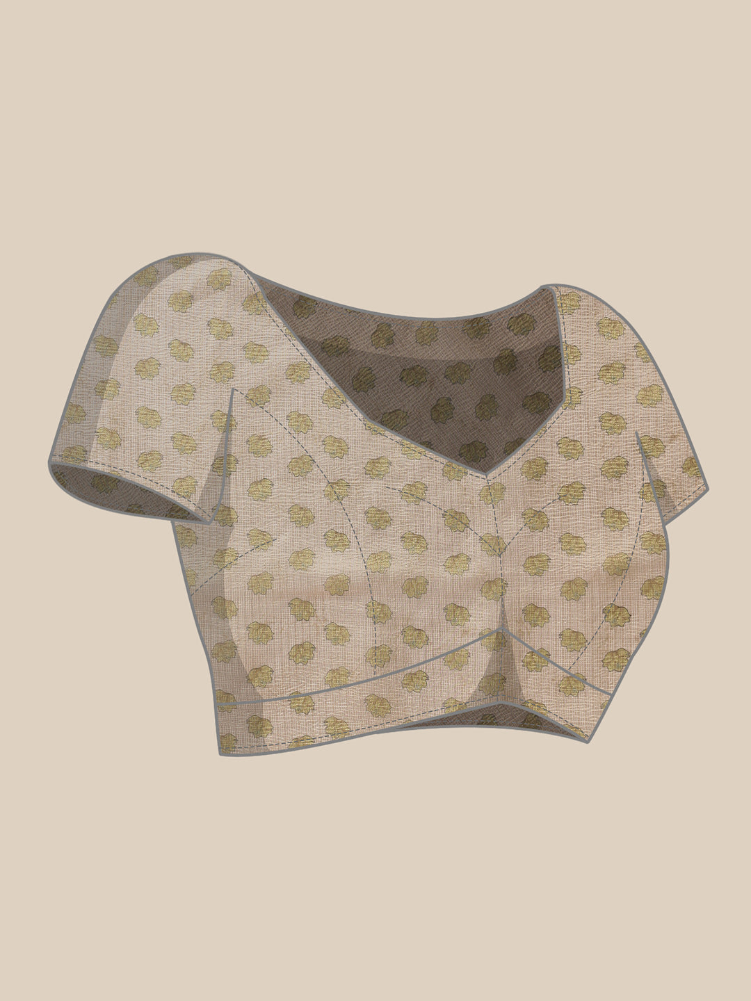 Lightweight Crush Tissue Saree with Matte Glow