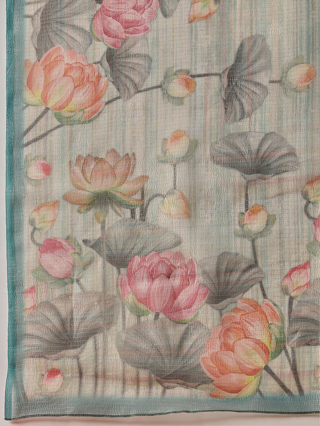 Soft Crush Tissue Saree with Airy Drape