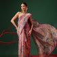 Natural Tone Crush Tissue Saree with Minimal Border