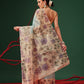 Lightweight Crush Tissue Saree with Matte Glow
