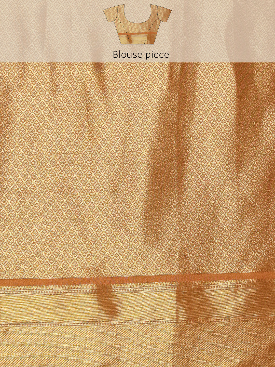 Kanjeevaram Pattu Zari Woven Border Floral Printed Saree