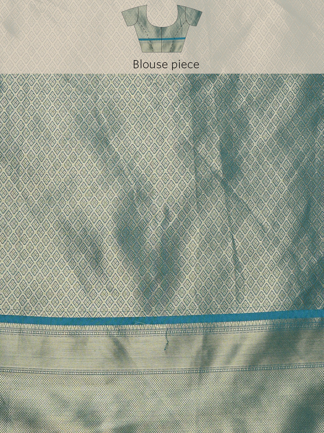 Kanjeevaram Pattu Zari Woven Border Floral Printed Saree