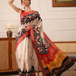 Traditional Women's Kotha Silk Bengali Style Digital Printed Saree