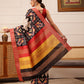 Traditional Women's Kotha Silk Bengali Style Digital Printed Saree