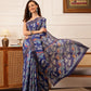 Traditional Women's Kotha Silk Bengali Style Digital Printed Saree
