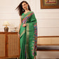 Traditional Women's Kotha Silk Bengali Style Digital Printed Saree