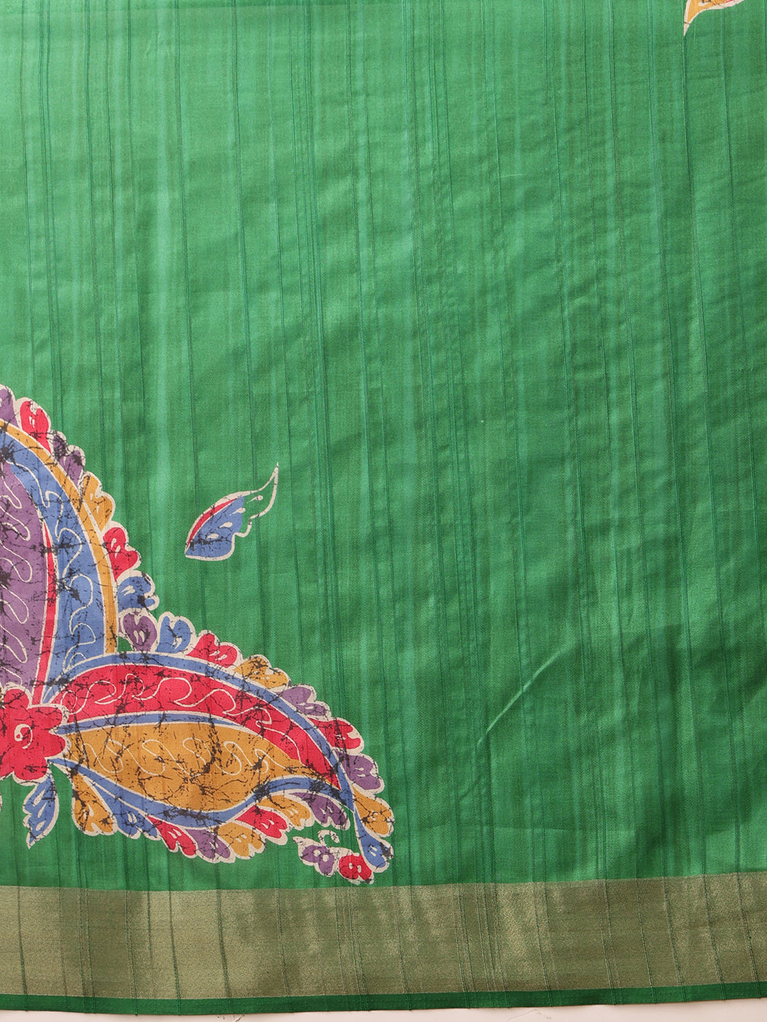 Traditional Women's Kotha Silk Bengali Style Digital Printed Saree