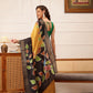 Traditional Women's Kotha Silk Bengali Style Digital Printed Saree