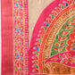 Traditional Women's Kotha Silk Bengali Style Digital Printed Saree