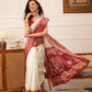 Traditional Women's Kotha Silk Bengali Style Digital Printed Saree