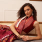 Traditional Women's Kotha Silk Bengali Style Digital Printed Saree