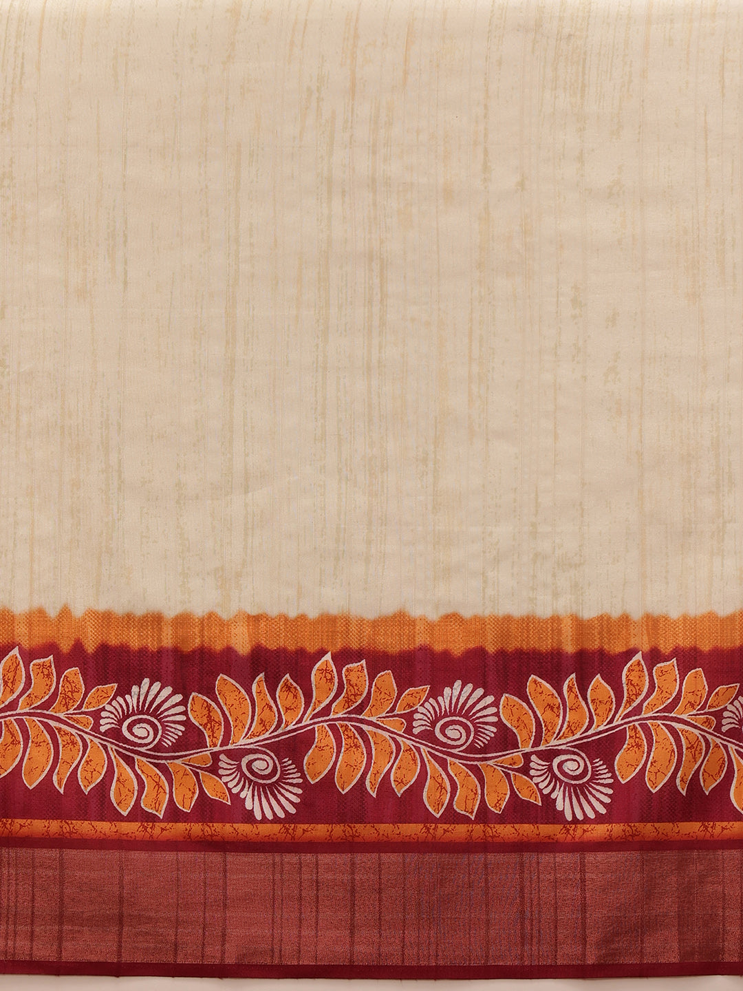 Traditional Women's Kotha Silk Bengali Style Digital Printed Saree