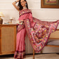 Traditional Women's Kotha Silk Bengali Style Digital Printed Saree