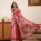 Traditional Women's Kotha Silk Bengali Style Digital Printed Saree