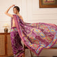 Traditional Women's Kotha Silk Bengali Style Digital Printed Saree