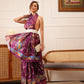 Traditional Women's Kotha Silk Bengali Style Digital Printed Saree