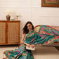 Traditional Women's Kotha Silk Bengali Style Digital Printed Saree