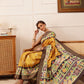 Traditional Women's Kotha Silk Bengali Style Digital Printed Saree