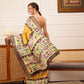 Traditional Women's Kotha Silk Bengali Style Digital Printed Saree