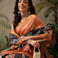 Women's Kotha Silk Bengali Style Digital Printed Saree