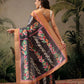 Women's Kotha Silk Bengali Style Digital Printed Saree