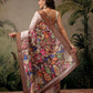 Women's Kotha Silk Bengali Style Digital Printed Saree