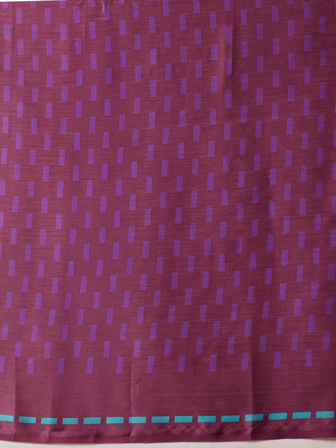 Violet Color Abstract Printed Satin Saree