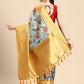 Women's Pichwai Muga Silk Digital Print Saree