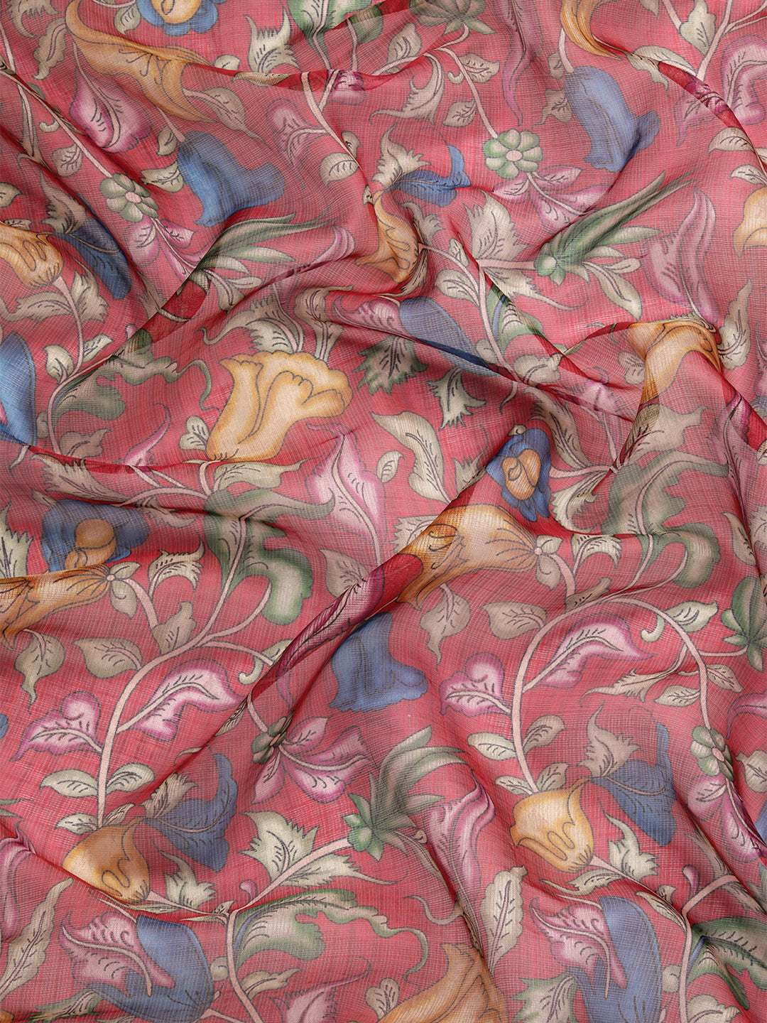 Women's Pichwai Muga Silk Digital Print Saree