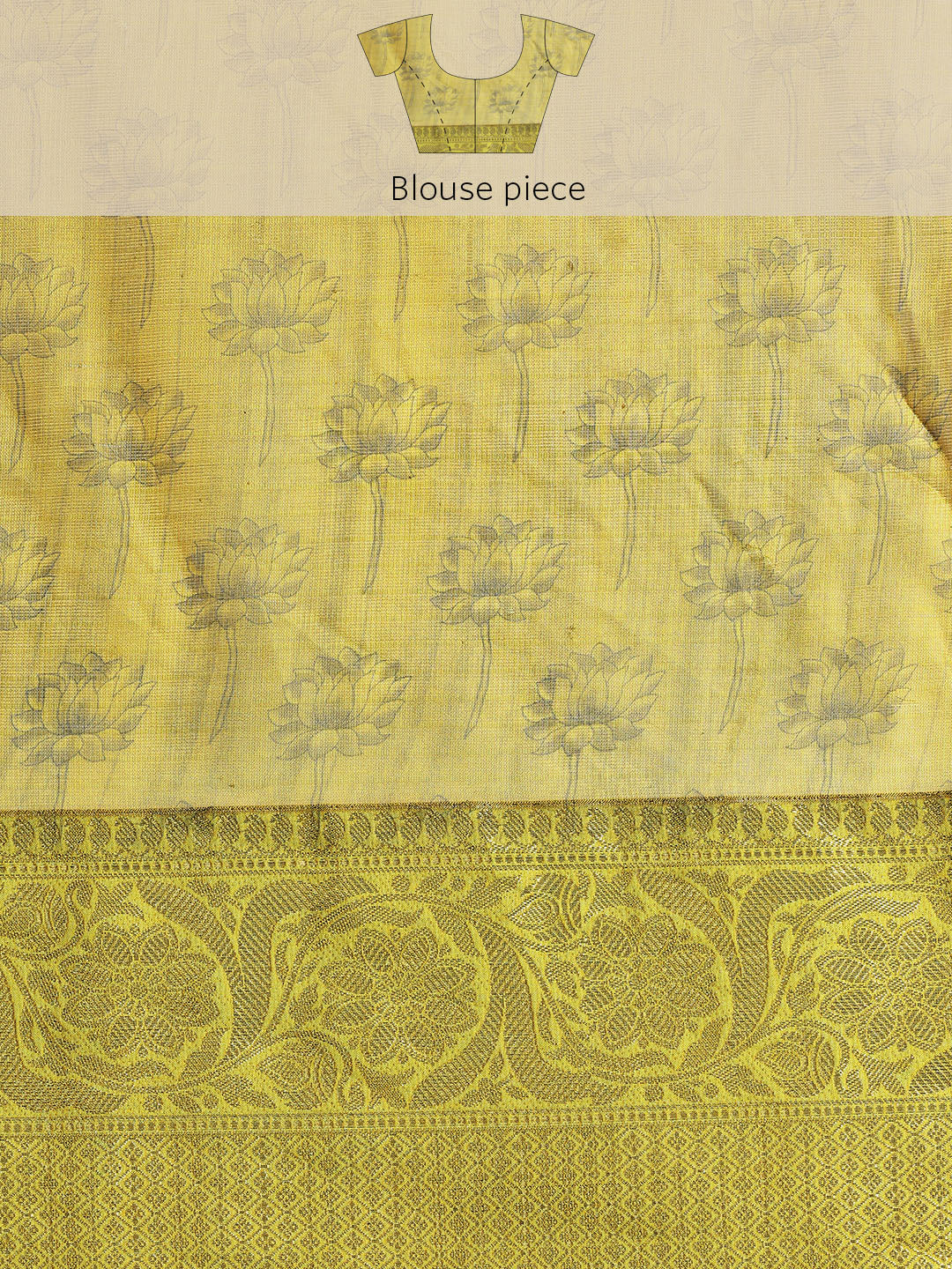 Women's Pichwai Muga Silk Digital Print Saree