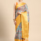 Women's Pichwai Muga Silk Digital Print Saree