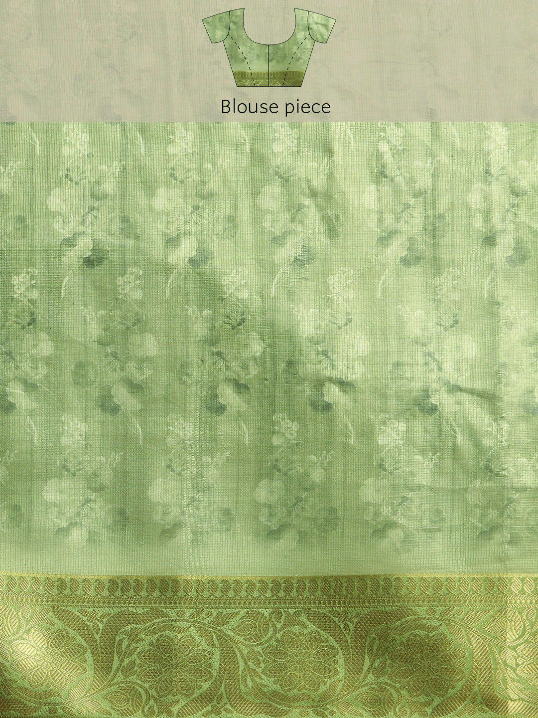 Women's Pichwai Muga Silk Digital Print Saree