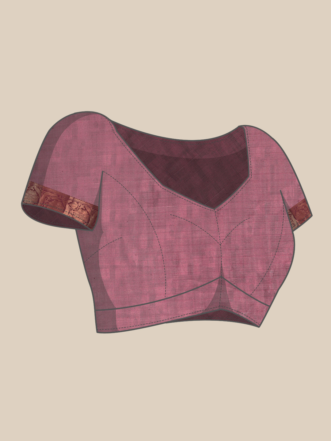 Women's Pichwai Muga Silk Digital Print Saree