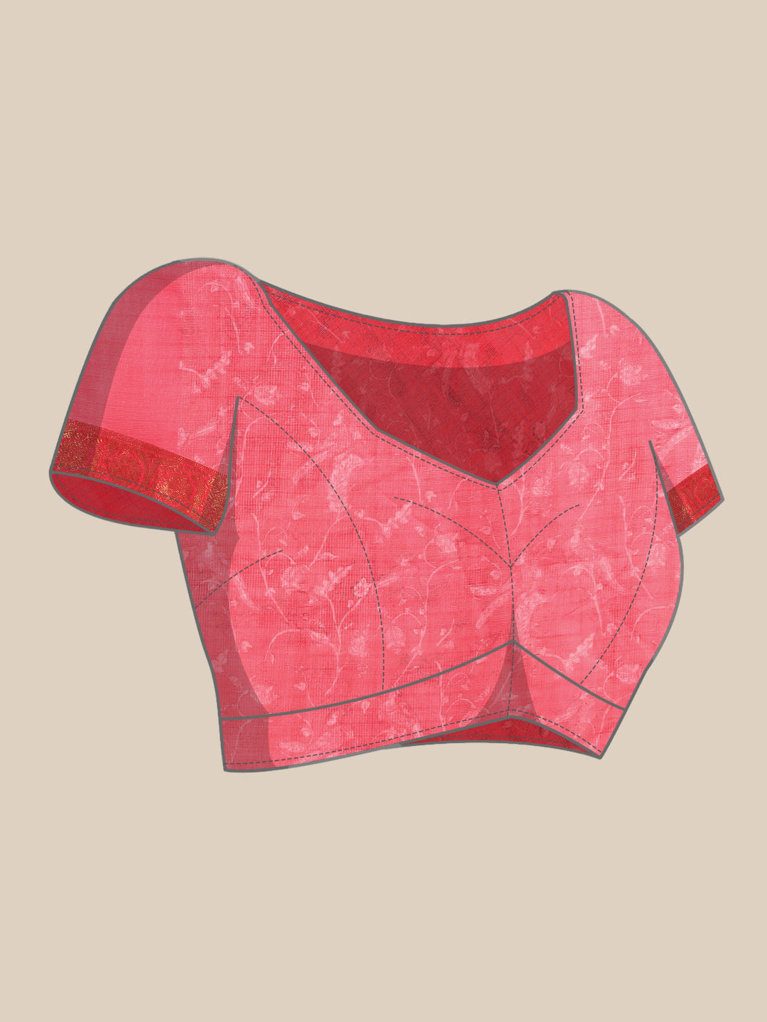 Women's Pichwai Muga Silk Digital Print Saree