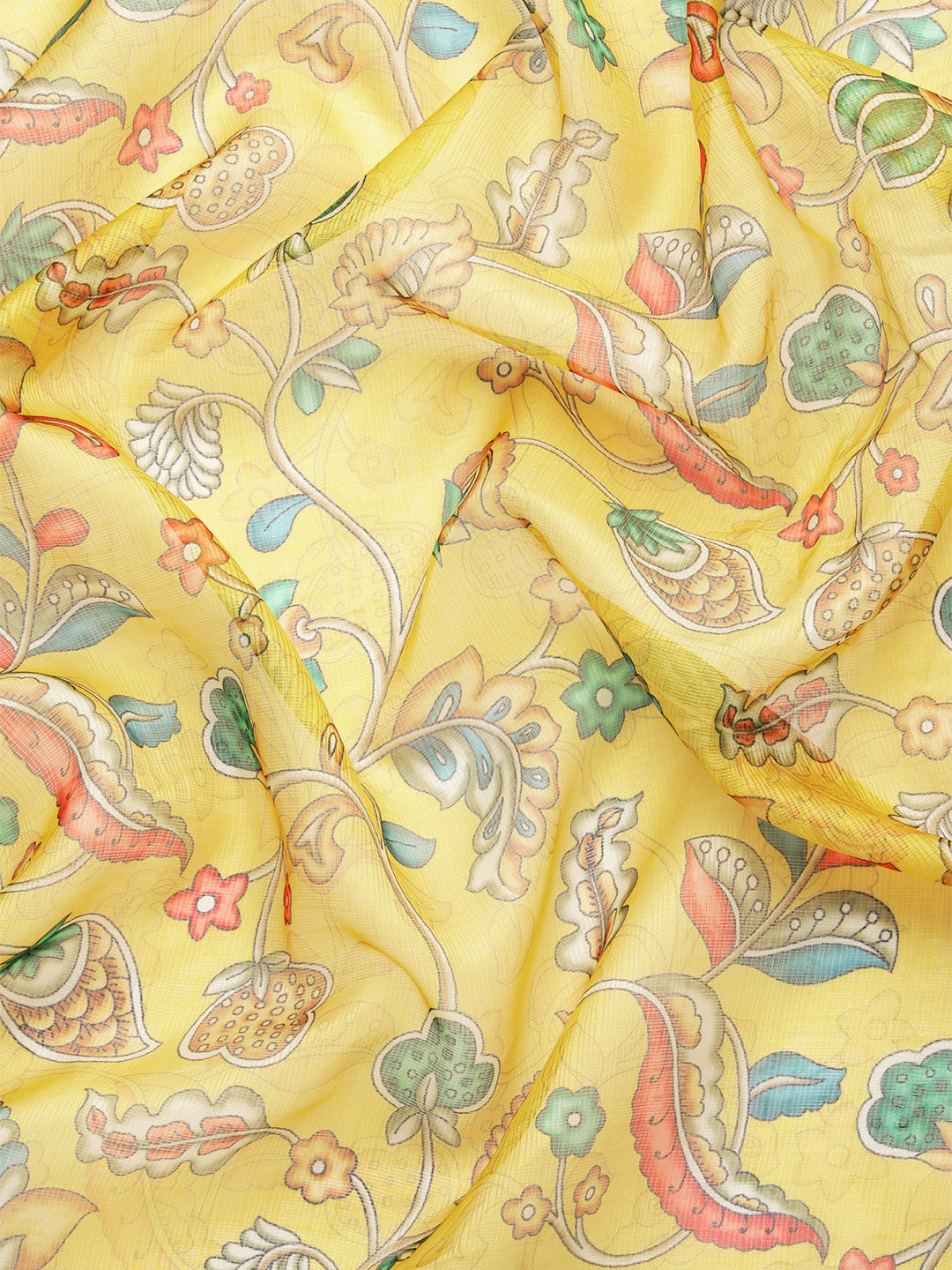 Women's Pichwai Muga Silk Digital Print Saree