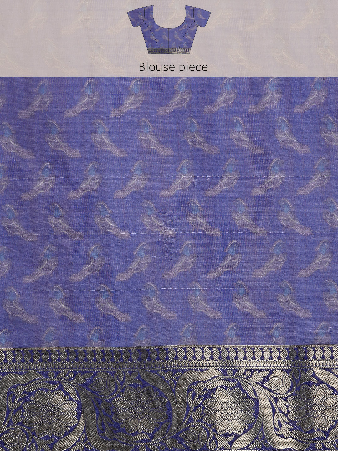 Women's Pichwai Muga Silk Digital Print Saree