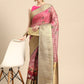 Women's Pichwai Muga Silk Digital Print Saree