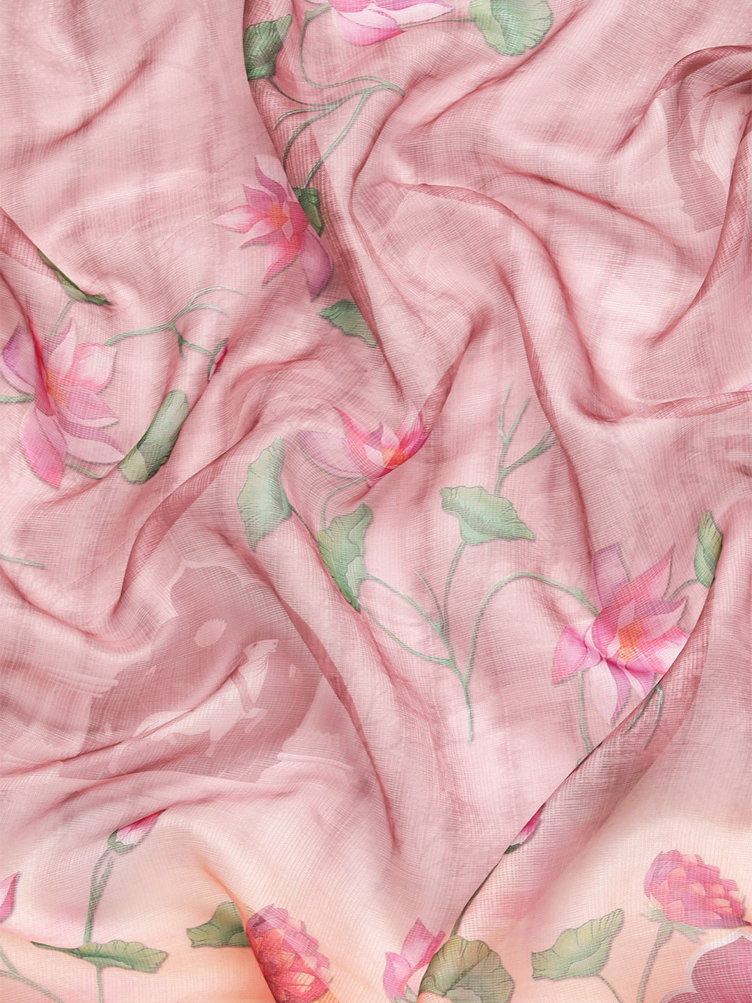 Women's Pichwai Muga Silk Digital Print Saree