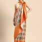Women's Pichwai Muga Silk Digital Print Saree
