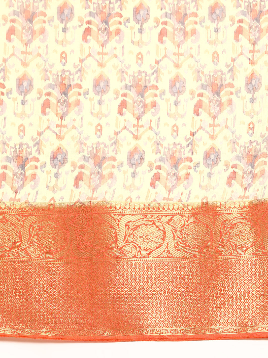 Women's Pichwai Muga Silk Digital Print Saree