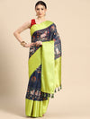Women's Pichwai Muga Silk Digital Print Saree