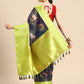 Women's Pichwai Muga Silk Digital Print Saree